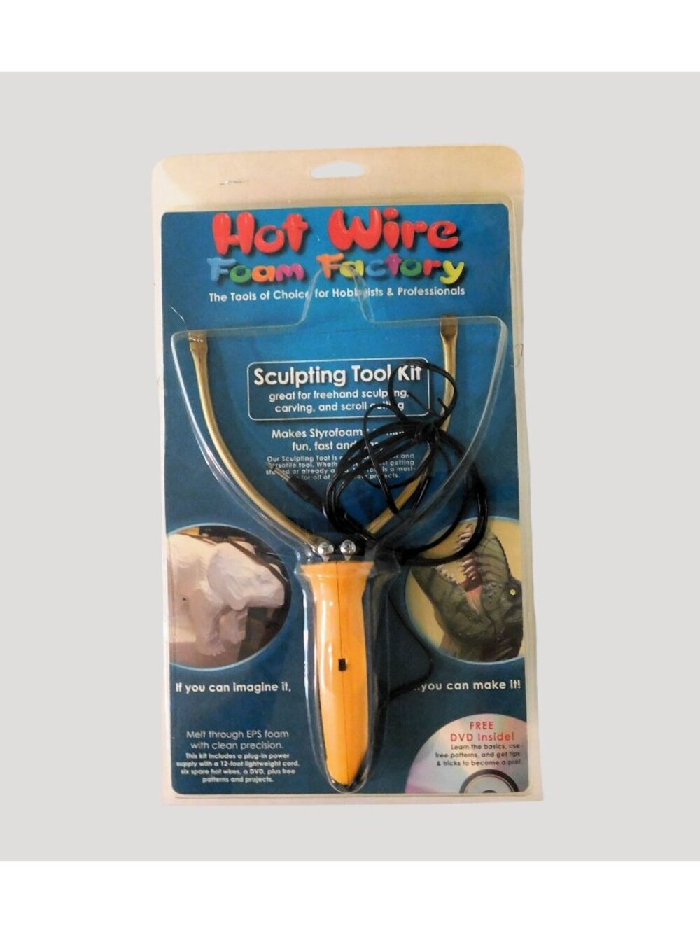 Hot Wire Foam Factory Sculpting Tool Kit Freehand Carving Styrofoam DVD Wires